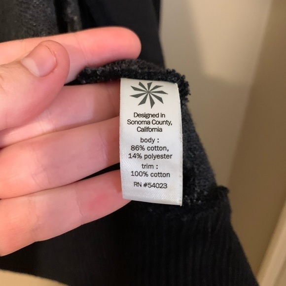 Athleta Black Wrapper’s Delight Casual Button Oversize Jacket Size XS - Picture 5 of 7